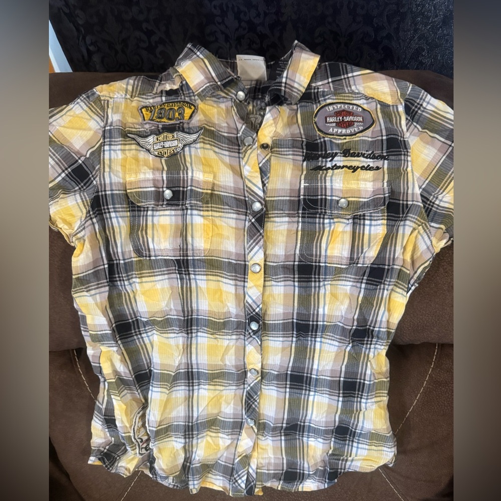 Women’s Harley Davidson Button Up